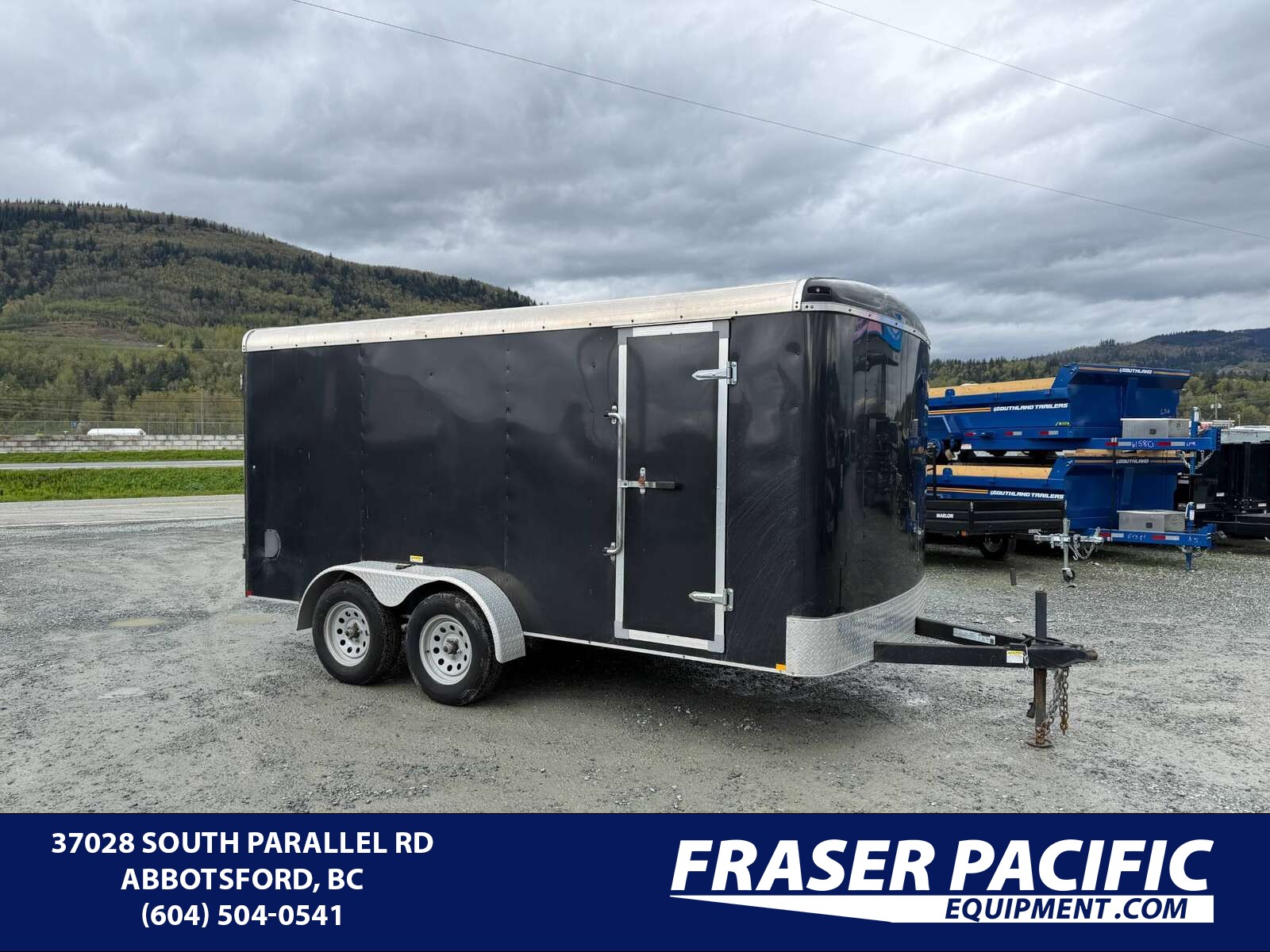Pre Owned Used 2017 TNT 7x14 Cargo Enclosed Trailer 5000lbs GVW